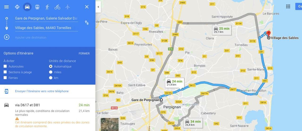 Maison Jardin Wifi - Climatisation - 100 M Plage Sauvage - 20 Min Perpignan Torreilles Εξωτερικό φωτογραφία